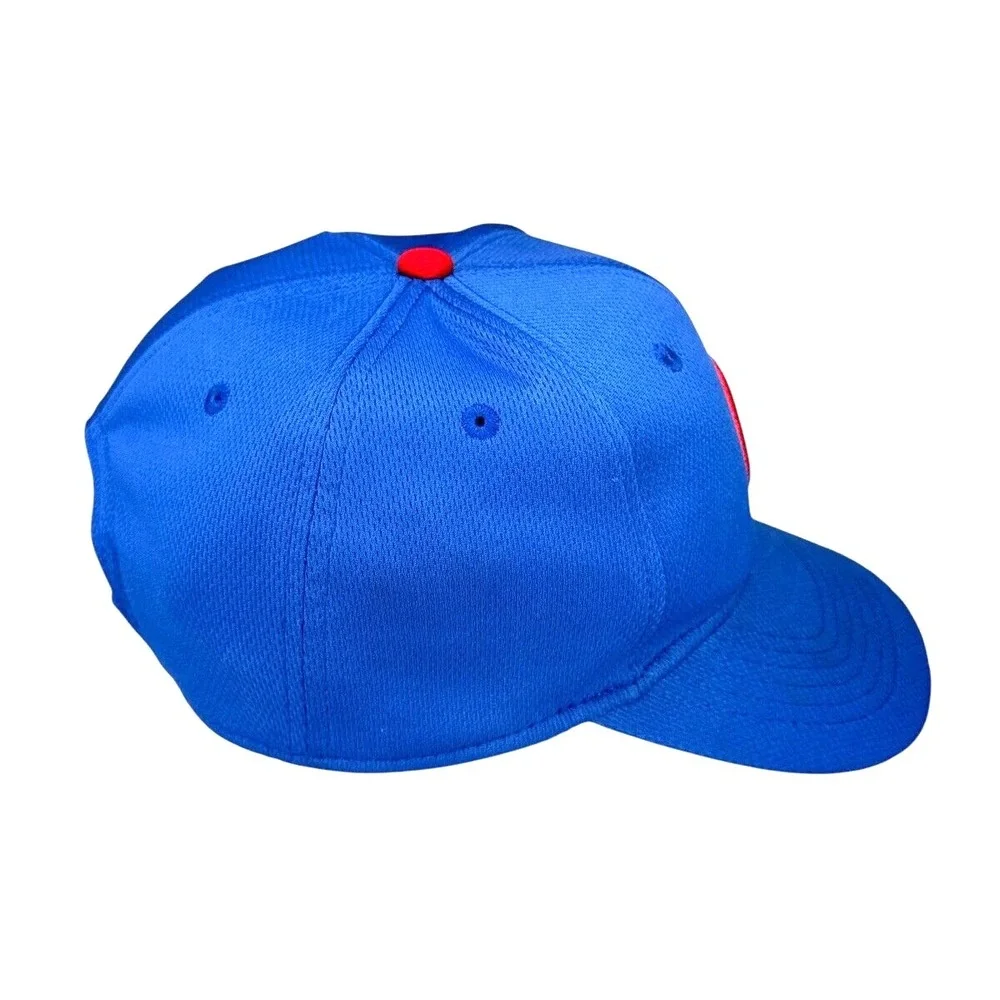 Chicago Cubs Youth Adjustable Strapback Cap – Blue – Embroidered Logo – Cotton T